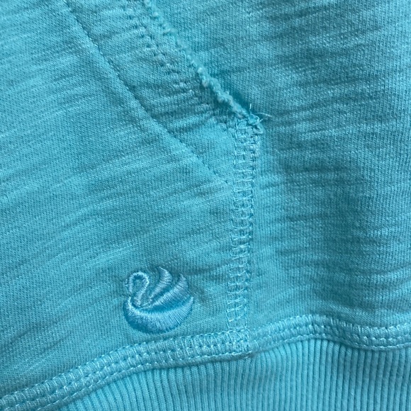 3 for $15.00 Gloria Vanderbilt 100% Cotton Mint hoodie 3/4 length sleeve-Large - Picture 2 of 7